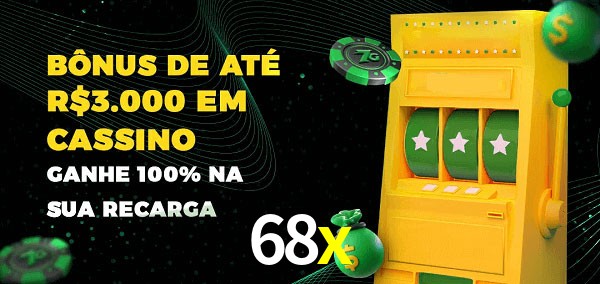68x melhor bônus de depósito